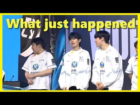 Deft looks Stunned after Reverse Sweeping World Champs