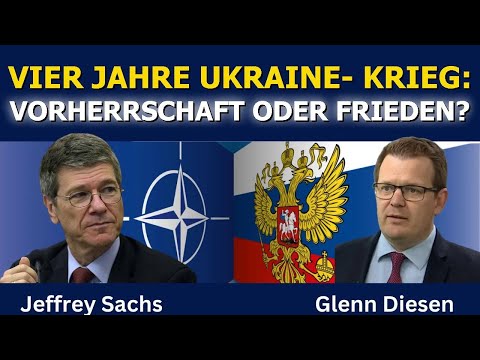 Jeffrey Sachs: Vier Jahre Krieg in der Ukraine – Vorherrschaft oder Frieden? Video-Thumbnail von YouTube