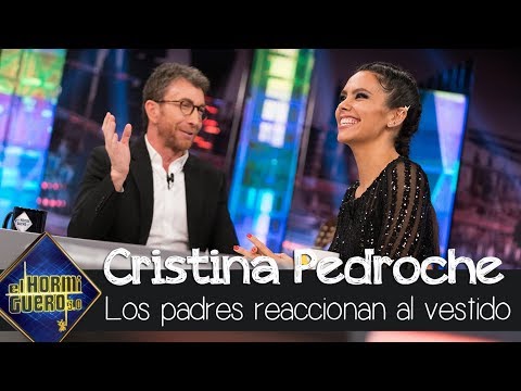 Los padres de Cristina Pedroche reaccionan al ver el vestido de las Campanadas - El Hormiguero 3.0