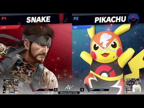 SSBU @ Battlegroundz - Winners Semis: Toasty(Snake/Palutena) vs Starri (Pikachu)