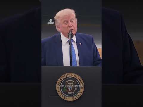 Trump signs 'world's most luxurious plane' gifted by Qatar