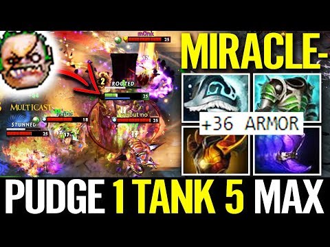 Miracle Spamming PUDGE Practice For TI9? Most 10k mmr hard Ranked Pudge Dota 2