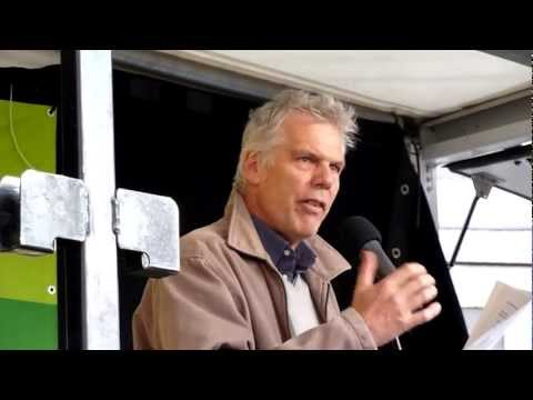 Werner Sauerborn (GgS21) /2  - 118. Montagsdemo gegen Stuttgart 21 - 02.04.2012