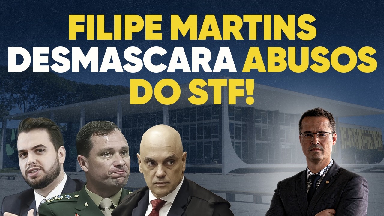 STF não consegue explicar 3 barbaridades apontadas por Filipe Martins!