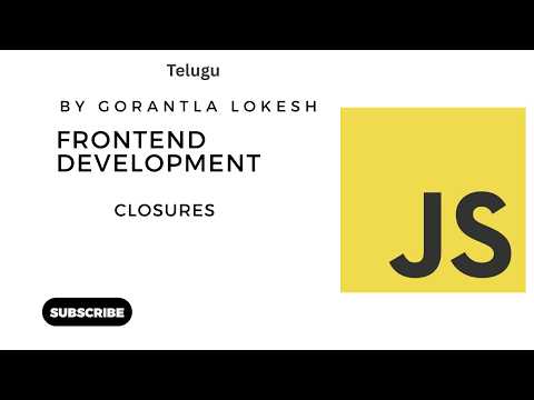 Javascript Tutorial For Beginners 17 Closures In Javascript Telugu Closures Javascript