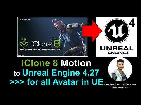 iClone 8 Motion to Unreal Engine 4.27 Animation Sequence - Full Tutorial