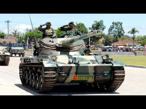 TNI AD (Dislitbangad) Uji Coba Shockbreaker Tank AMX-13 Retrofit Buatan Dalam Negeri