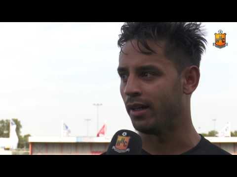 Reactie Ashwin Manuhutu op V.V. Katwijk - HHC Hardenberg