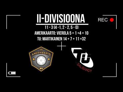 Salibandy II-divisioona | Amerikaarto - TU 11.3.2022