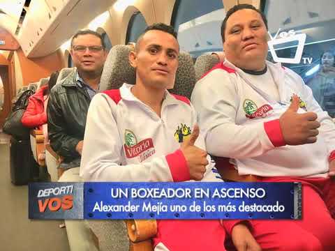 Alexander Mejía, un boxeador en ascenso