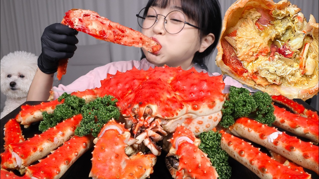 살수율 미친 대왕 킹크랩 먹방🦀GIANT KING CRAB MUKBANG ASMR