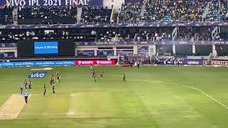 IPL 2021 Final!CSK vs KKR!live clips from stadium!!KKR team & CSK openers entering ground!first ball