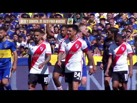 El beso Que Le Tiro Enzo Pérez a Marcos Rojo..