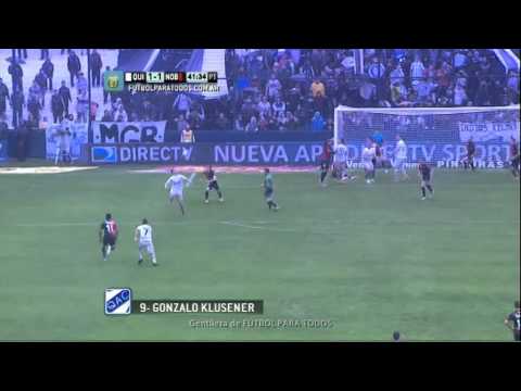 Gol de Klusener. Quilmes 1 - Newell's 1. Fecha 10. Primera División 2014. FPT
