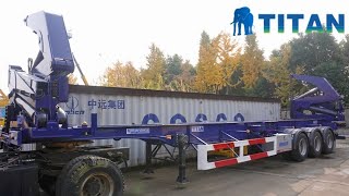 Titan 20/40ft Sideloader Trailer for Sale In Tanzania - Y container chassis trailer for sale - Image 4 | Autoline UG New Titan 20/40ft Sideloader Trailer for Sale In Tanzania - Y container chassis trailer | Image 4 - Autoline
