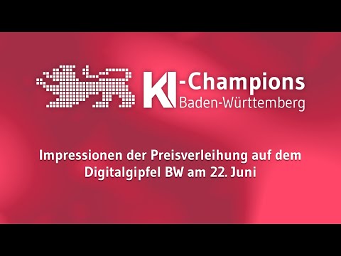 Preisverleihung der KI-Champions Baden-Württemberg 2023 - Impressionen