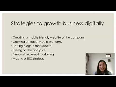 Video presentation: Business growth in digital era
