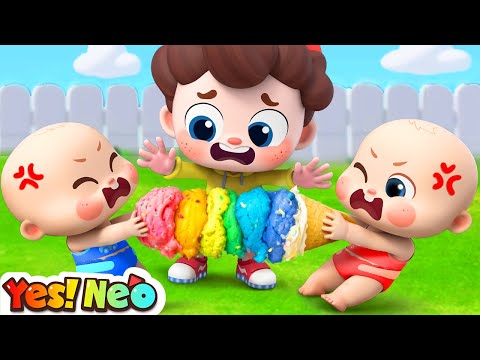 I Want Ice Cream! | Learn to Line Up | Good Habits | Nursery Rhymes & Kids Songs | Yes! Neo