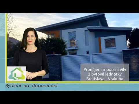 Videoprohlídka - Pronájem rodinného domu 6+2, Bratislava - Vrakuňa
