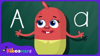 Letter A Song - THE KIBOOMERS Preschool Phonics Sounds - Uppercase & Lowercase Letters gameplay video by kemperj1@duvalschools.org, 1:08 duration