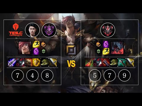 TES AK Sett vs Aatrox Top - KR Master Patch 10.11