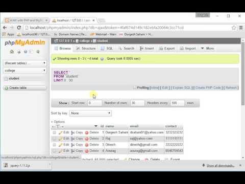 Load Select Data from MySQL Database using jQuery AJAX PHP Part2