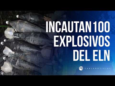 Ejército halló 100 explosivos del ELN adaptados para drones en Sardinata, Catatumbo