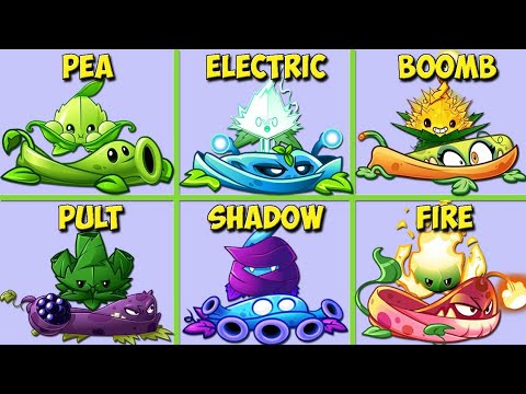 6 Pair VINE & MINT Plants Battlez - Who Will Win? - PvZ 2 Team Plant vs Team Plant