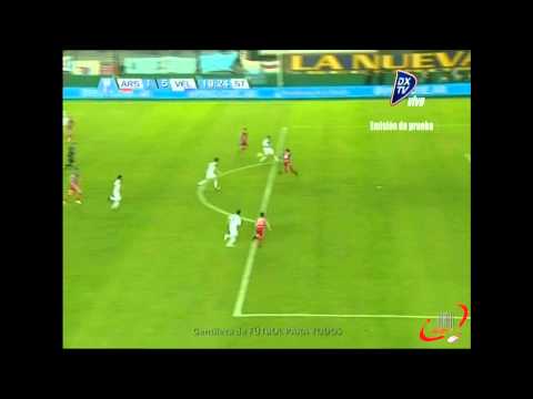 TERCER GOL DE FERREYRA - ARSENAL 1 VELEZ 5 - FECHA 13 (03 11 2012)