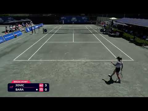 Iva Jovic [1] (USA) vs Irina Maria Bara (ROU) // 6-0 6-1 // W100 Charlottesville VA // Final