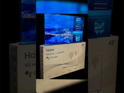 Haier 43" inch | FHD | ANDROID TV | K6 SERIES. #haiertv #androidtv