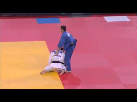 Avtandil Tchrikishvili (GEO) vs Victor Penalber (BRA) -81kg Judo Grand Slam Paris 2013