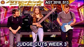 We Three sings original song “Lifeline” Sibling Band America&#39;s Got Talent 2018 Judge Cuts 3 AGT