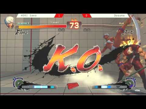 SS6 USF4 Top16 Hori Sako vs Dogura