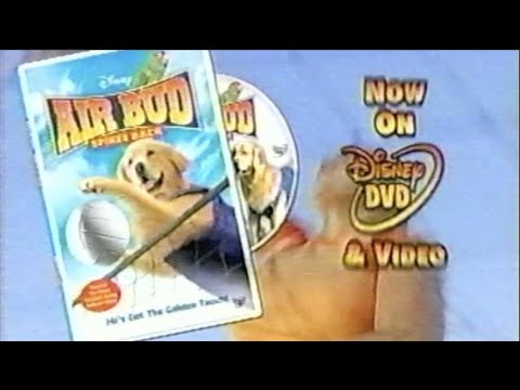 Disney's Air Bud Spikes Back Now on Home Video Commercial from 2003