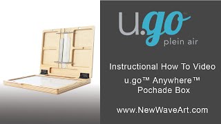 NEW WAVE U-GO PLEIN AIR ANYWHERE POCHADE BOX 702 TAMAÑO MEDIO - CAJA CABALLETE PARA PLEIN AIR