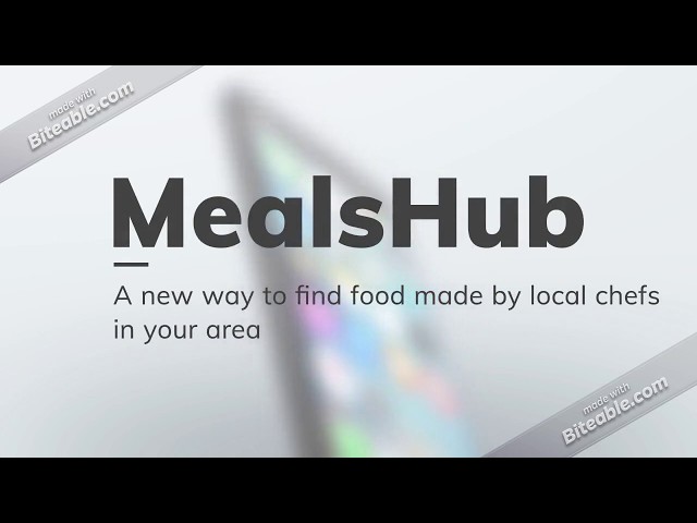 Mealshub.com, a new way to find local food