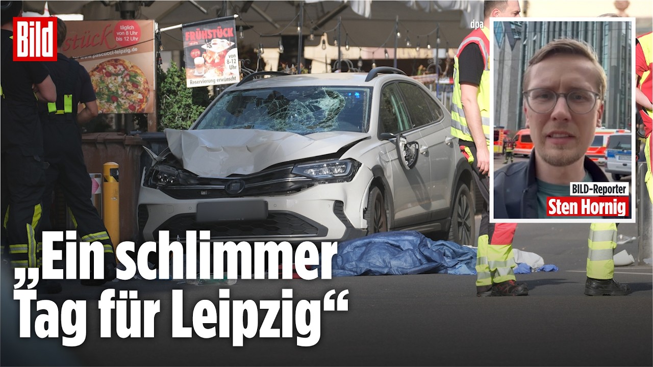 SCHOCK IN LEIPZIG: Auto fährt in Menschenmenge – Tote und Verletzte!