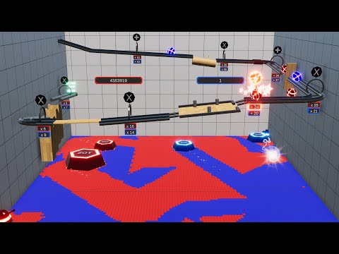 Railway Run X Multiply Territory War 3D - Marble Race in Unity
