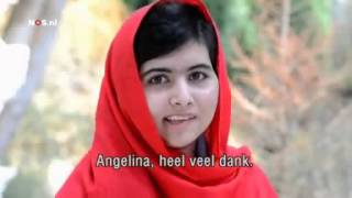 Angelina Jolie eert Pakistaanse Malala
