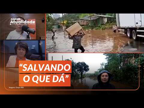 INUNDAÇÃO: rios avançam em LAJEADO e SÃO SEBASTIÃO DO CAÍ, população se mobiliza | Gaúcha Atualidade