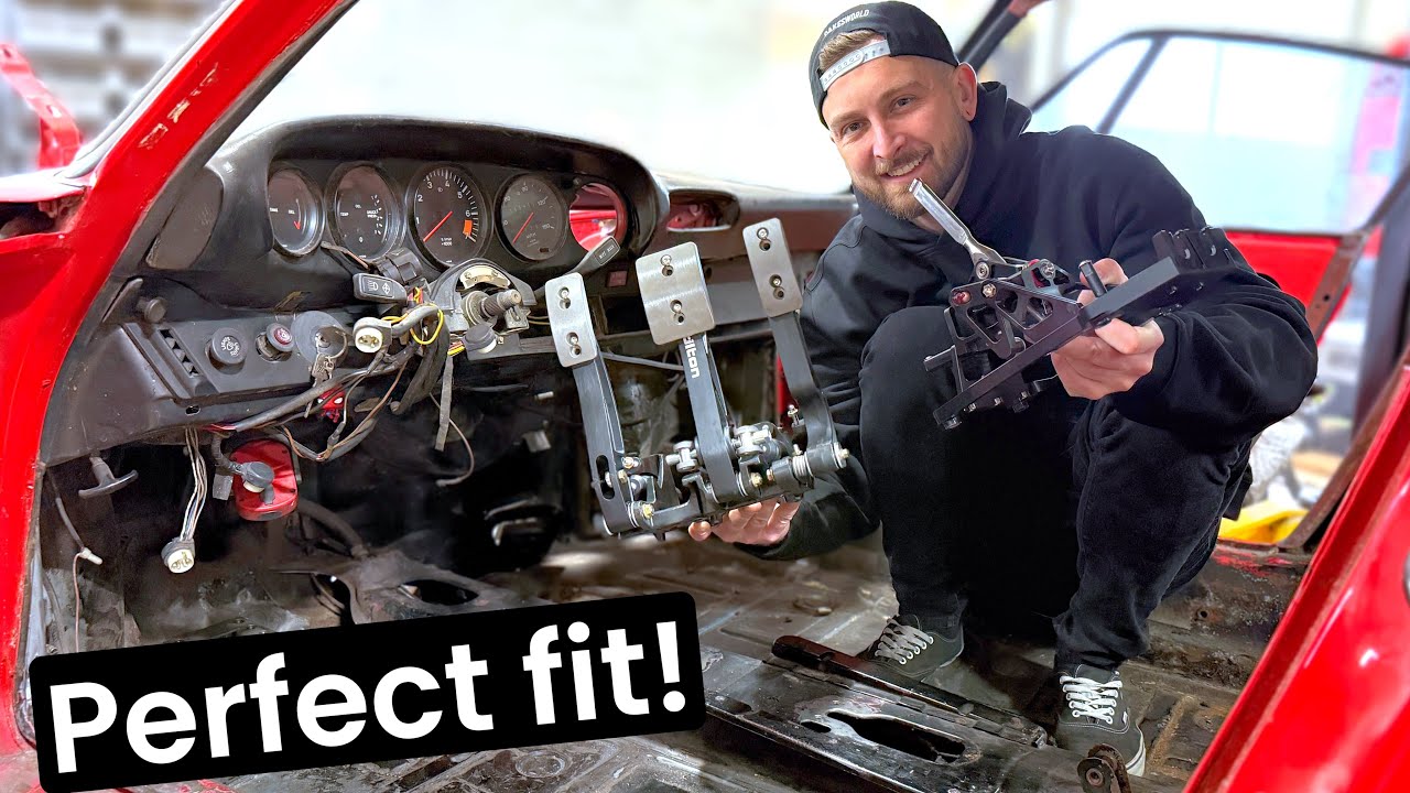 Maserati Swapped Porsche - Installing my FIRST PEDAL BOX!