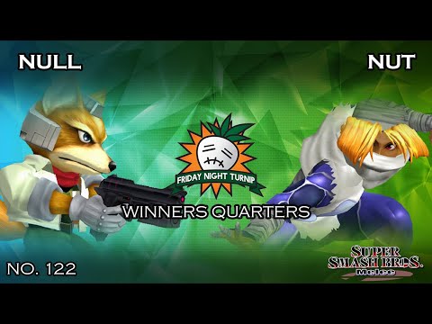 FNT #122 - null (Fox) VS Nut (Sheik) - SSBM - Winners Quarters