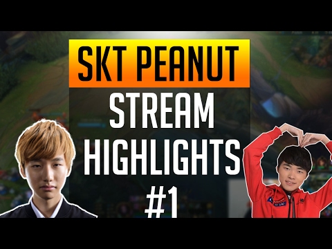 Peanut/Faker Duo Synergy - SKT Peanut Stream Highlights #1 -- 01 31 2017 Stream [Reupload]
