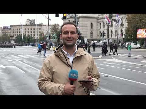 Promocija najmladjih oficira Vojske Republike Srbije ispred skupstine - DJS - (TV Happy 17.09.2022)