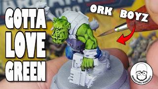 Years of Unpainted Minis FINALLY Done - Ork Boyz Commission