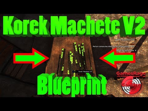 Dying Light : Korek Machete V2 Blueprint Location