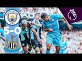 HIGHLIGHTS Man City 5 0 Newcastle Sterling Laporte Rodri Foden Goals