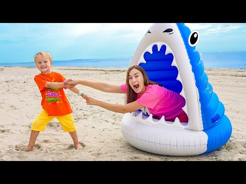 Chris and Mom show the safety rules for kids - funny videos for kids