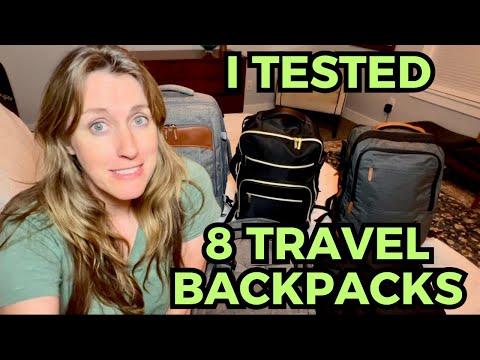 Taygeer Travel Backpack for Women, Carry On Backpack with USB Charging Port & Shoe Pouch, TSA 15.6inch Laptop Mochila Flight Approved, Nurse Bag Casual Daypack for Weekender Business Hiking, Pink video review thumbnail